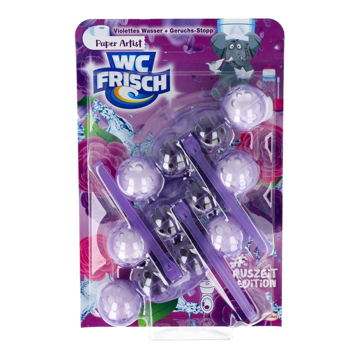 MANADA - HomeCare Power Active Toilet Freshener 3-Pack - 150g Total Long-Lasting Hangable WC Frisch Design