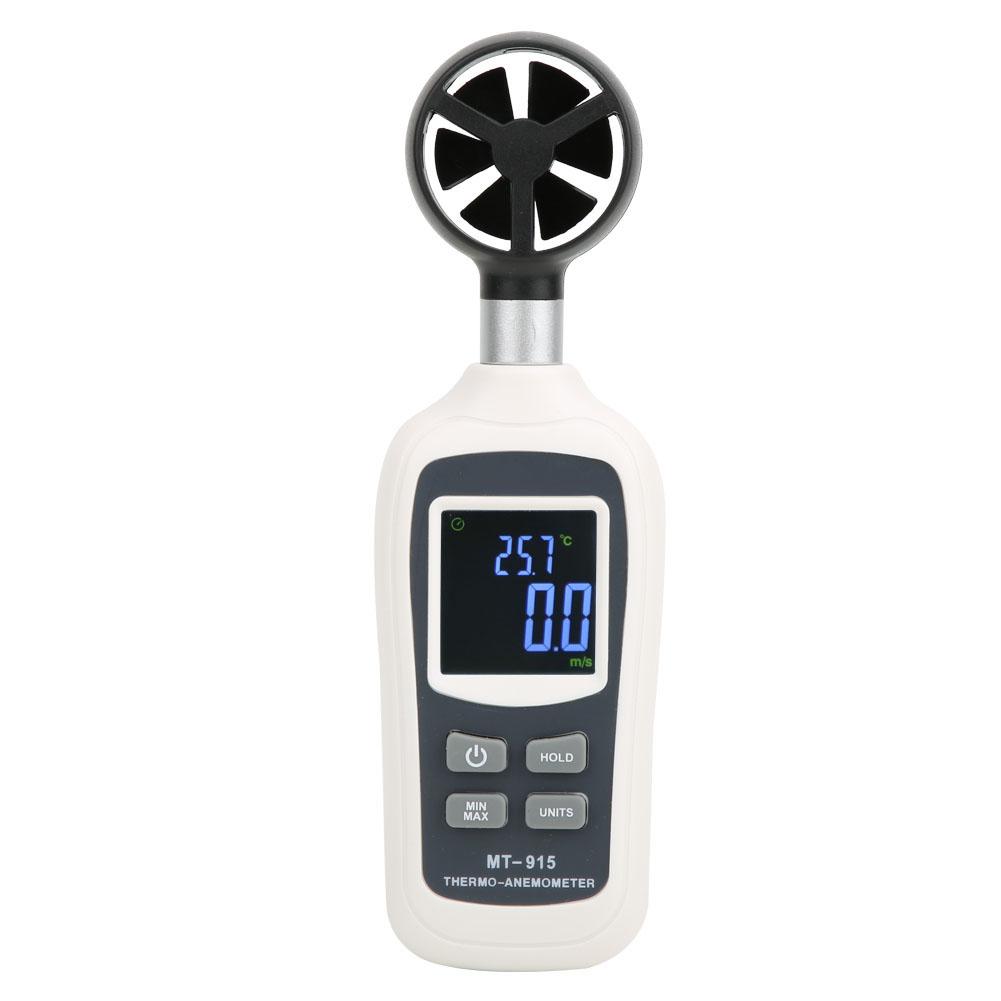 Fishine MT915 Digital Portable Digital Anemometer Wind Speed Gauge Wind Temperature Meter Thermometer