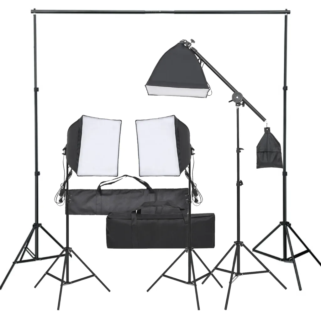 VidaXL Photo Studio Kit with Light Set