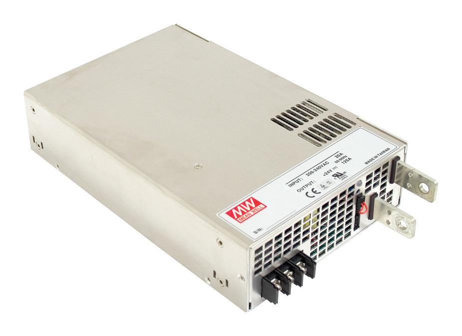 MEAN WELL Rsp-3000-24 Power Supply, Ac-Dc, 24V, 125A