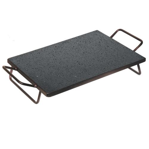 ARTIGIAN FERRO Bistecchiera piastra in ferro per camino e barbecue 40x30cm 525a