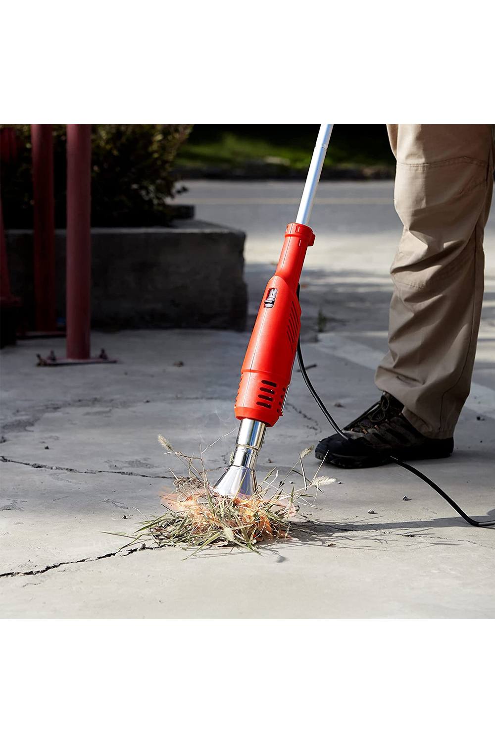 Living And Home 2000W Electric Weed Burner with 2 Replacement Nozzles