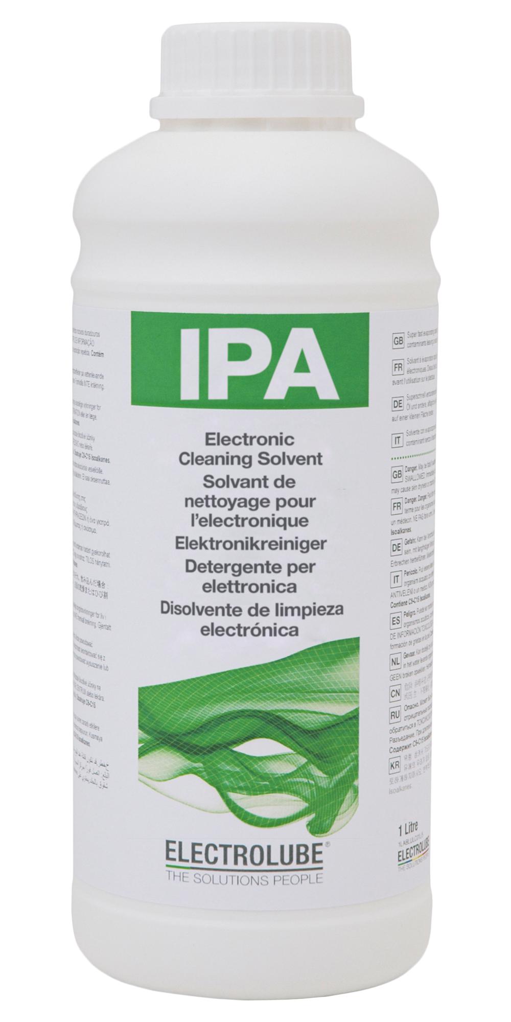 ELECTROLUBE Ipa01L Isopropanol, Tin, 1L