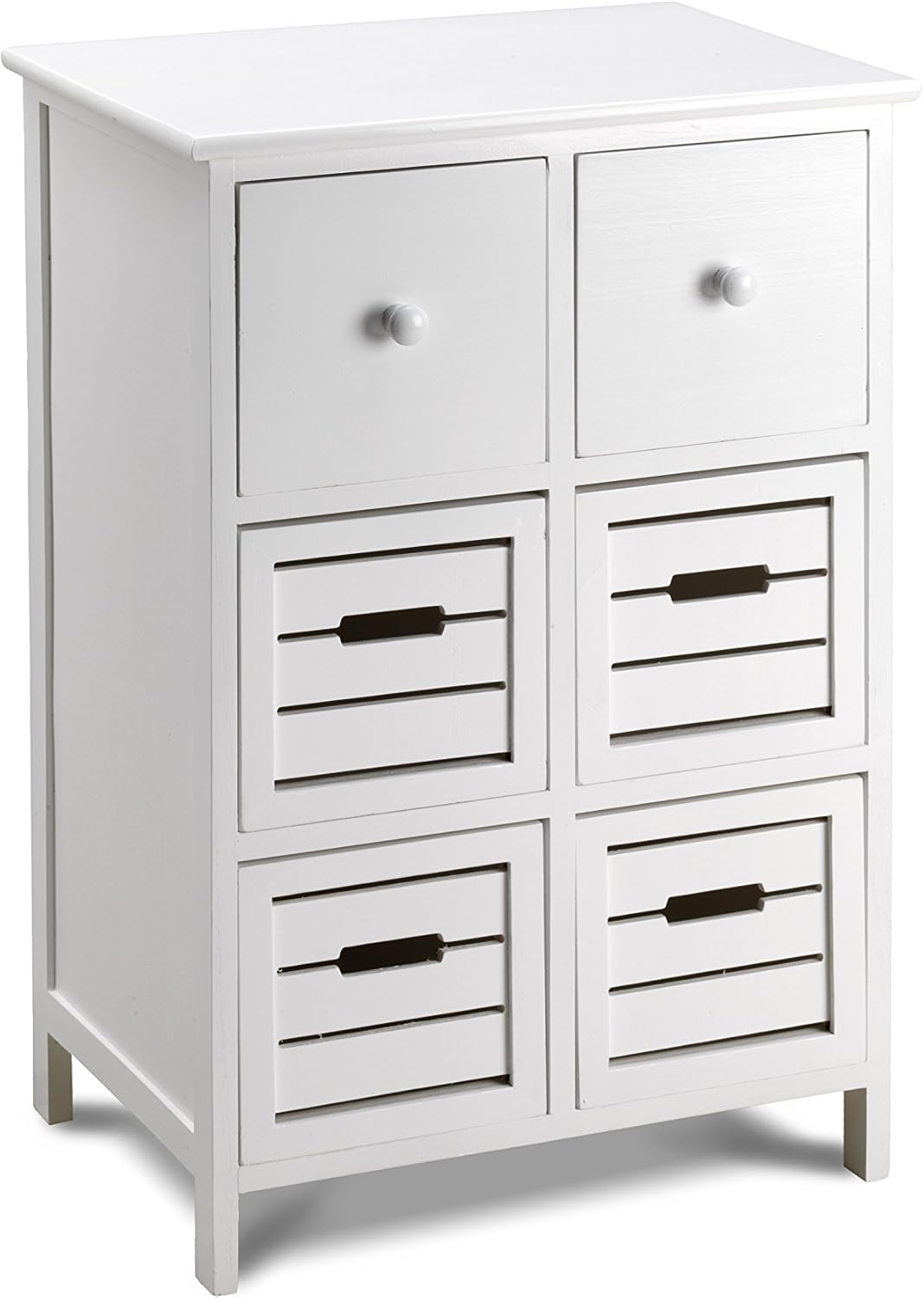 King Home Cassettiera 6 cassetti 50x32xh75cm in legno C656837