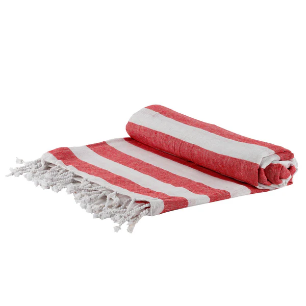 Nicola Spring Quick Dry Beach Towel Single Piece red