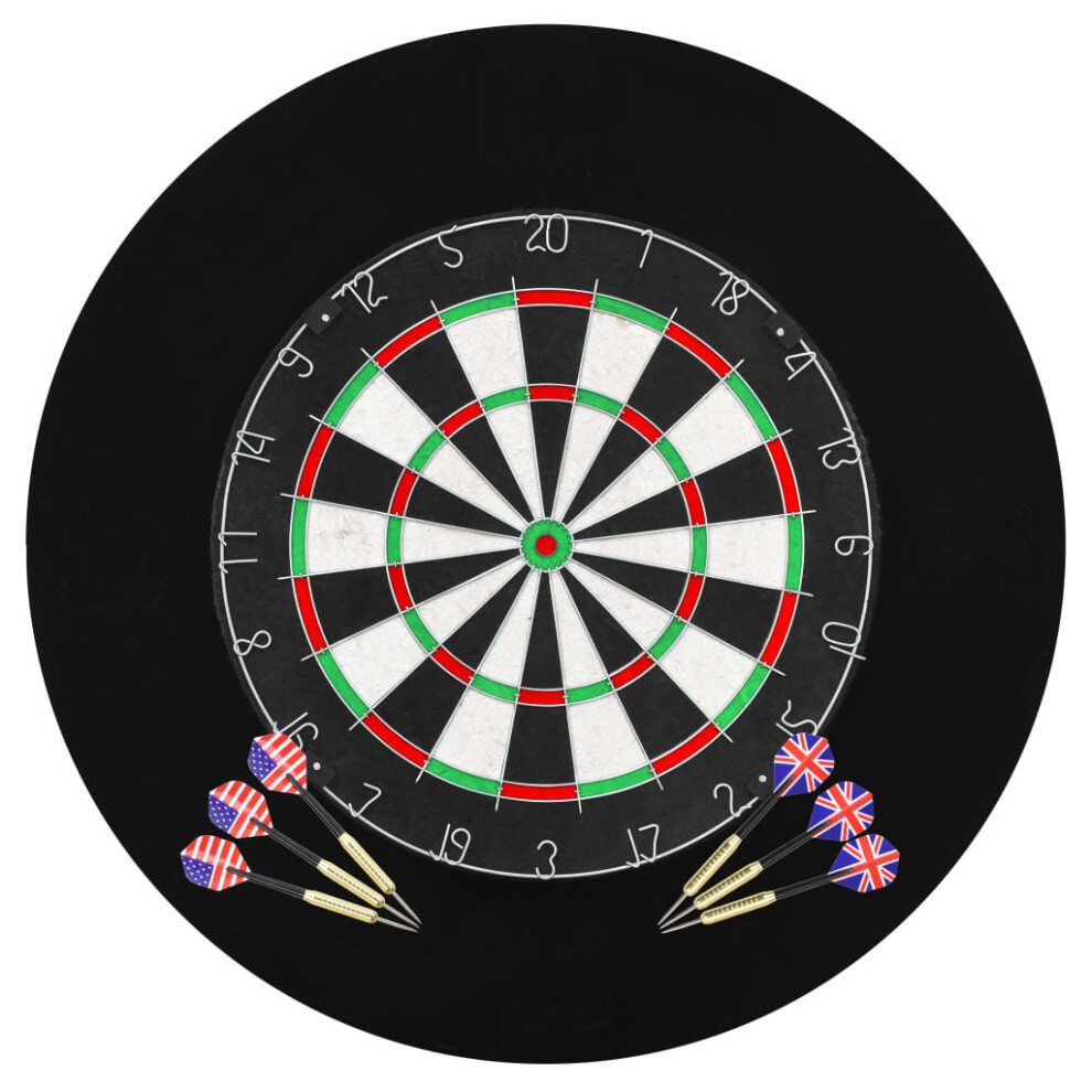 VidaXL Professional Dart Set with Dartboard and Surround Sisal Steel