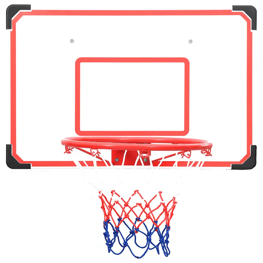 VidaXL Five Piece Wall Mounted Basketball Backboard Set