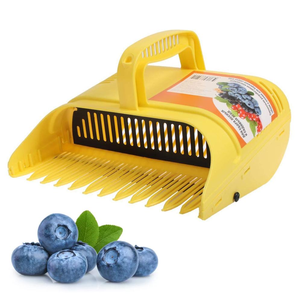 TOMTOP JMS Blueberry Picker Plastic Berry Picker Tool Blueberry Rakes Harvester for Blueberries Lingonberries