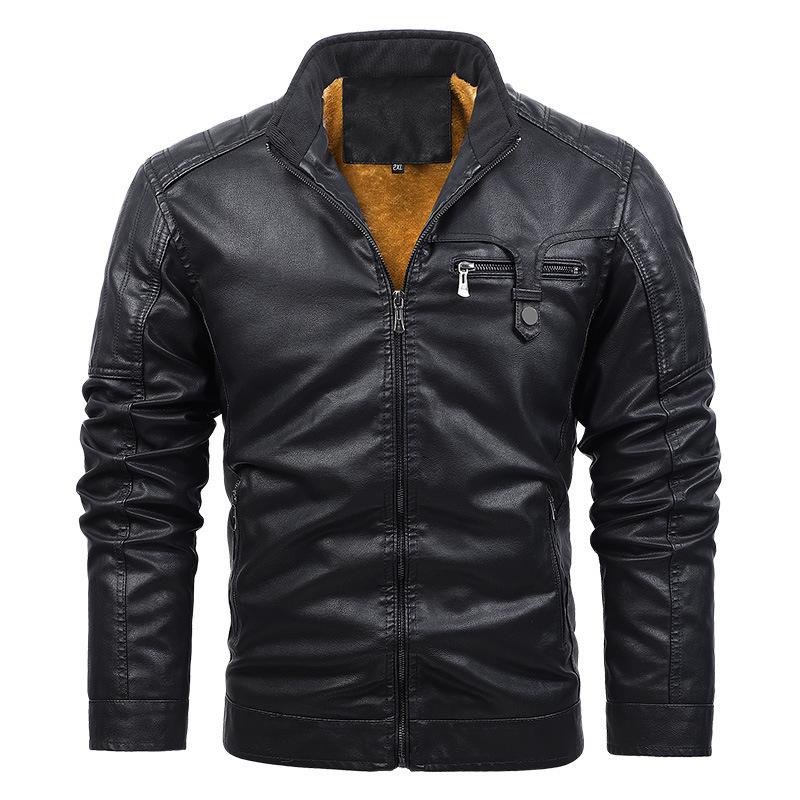CHIC STUDIO New Leather Men's Jackets Casual Jackets Men's Leather Jackets Men's Leather Jackets Men's Jackets 6XL