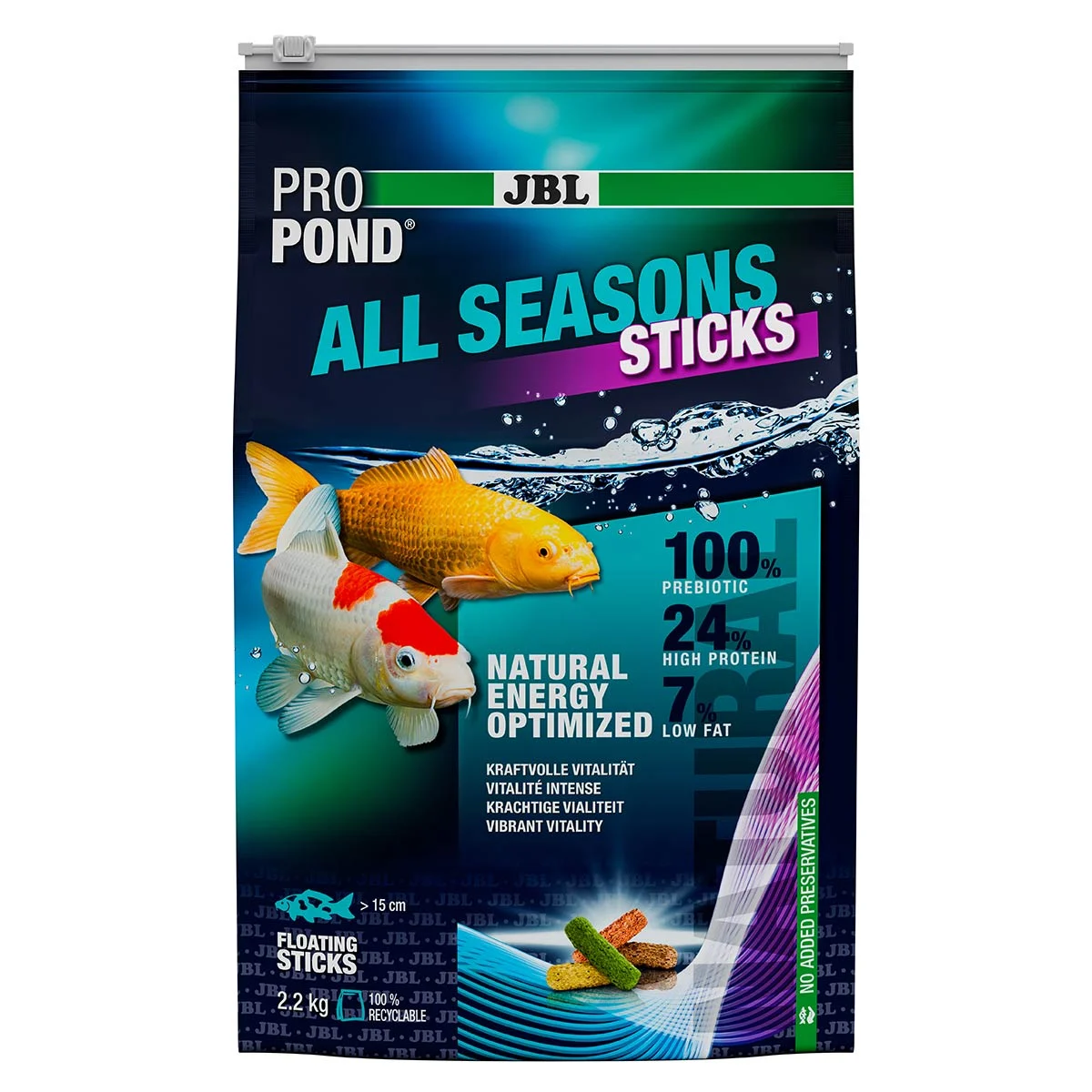 JBL Propond All Seasons Sticks Fish Food Size: 2.2kg
