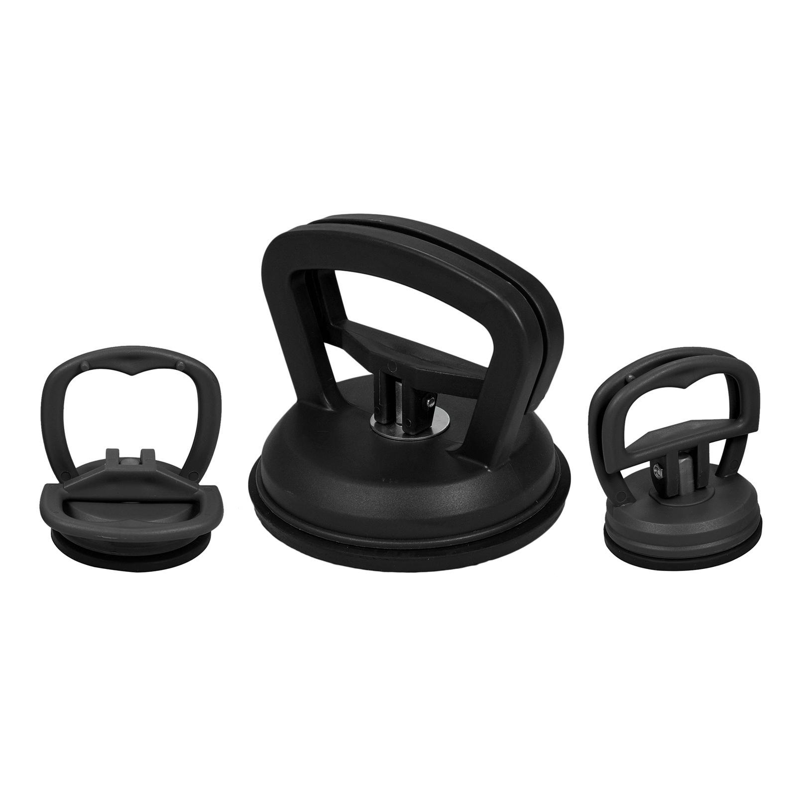 Meterk Car Dent Puller, 3 Pack Dent Remover Tool Suction Cup Dent Puller Kit for Car Dent Repair, Glass, black