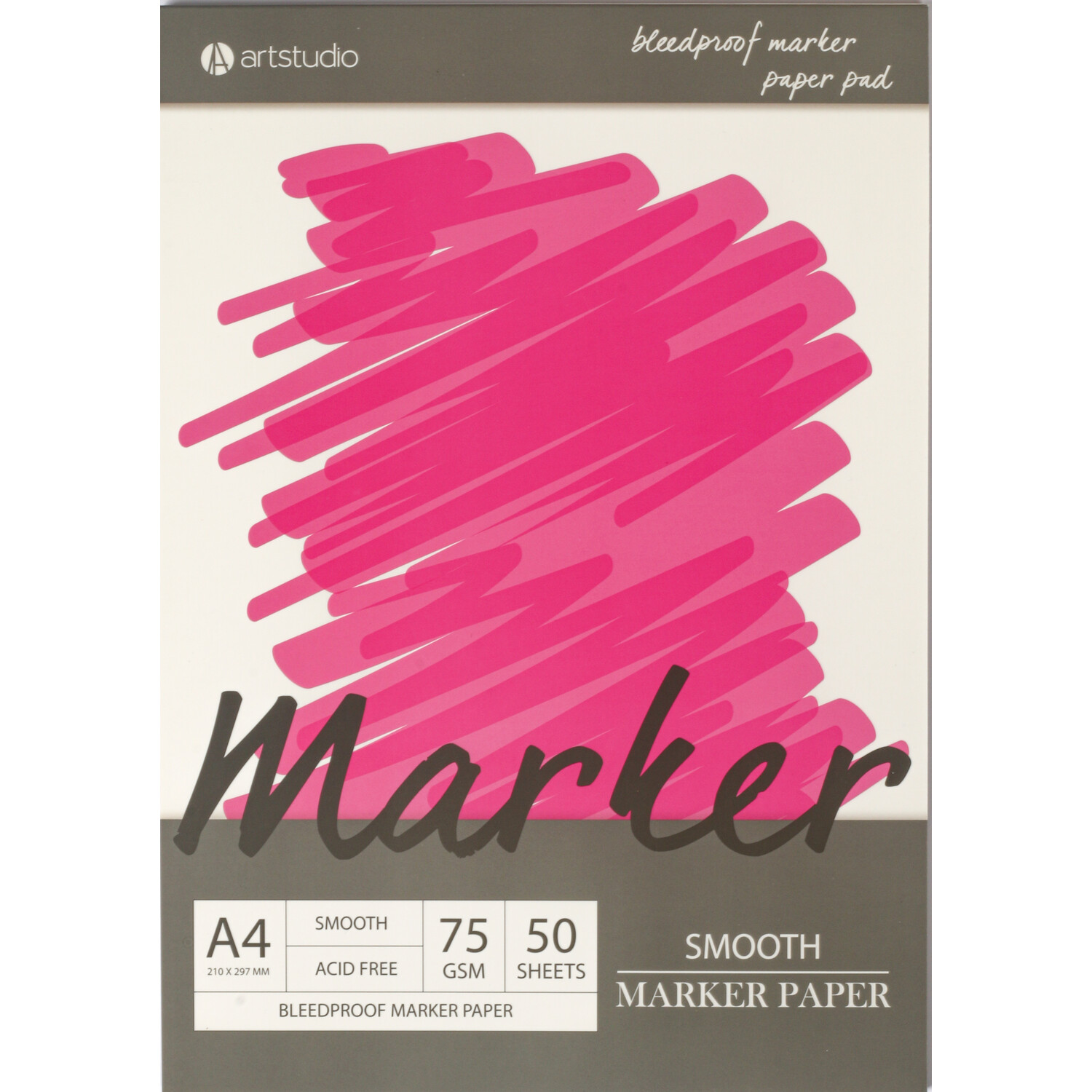 Bleedproof Marker Paper Pad - White / A4