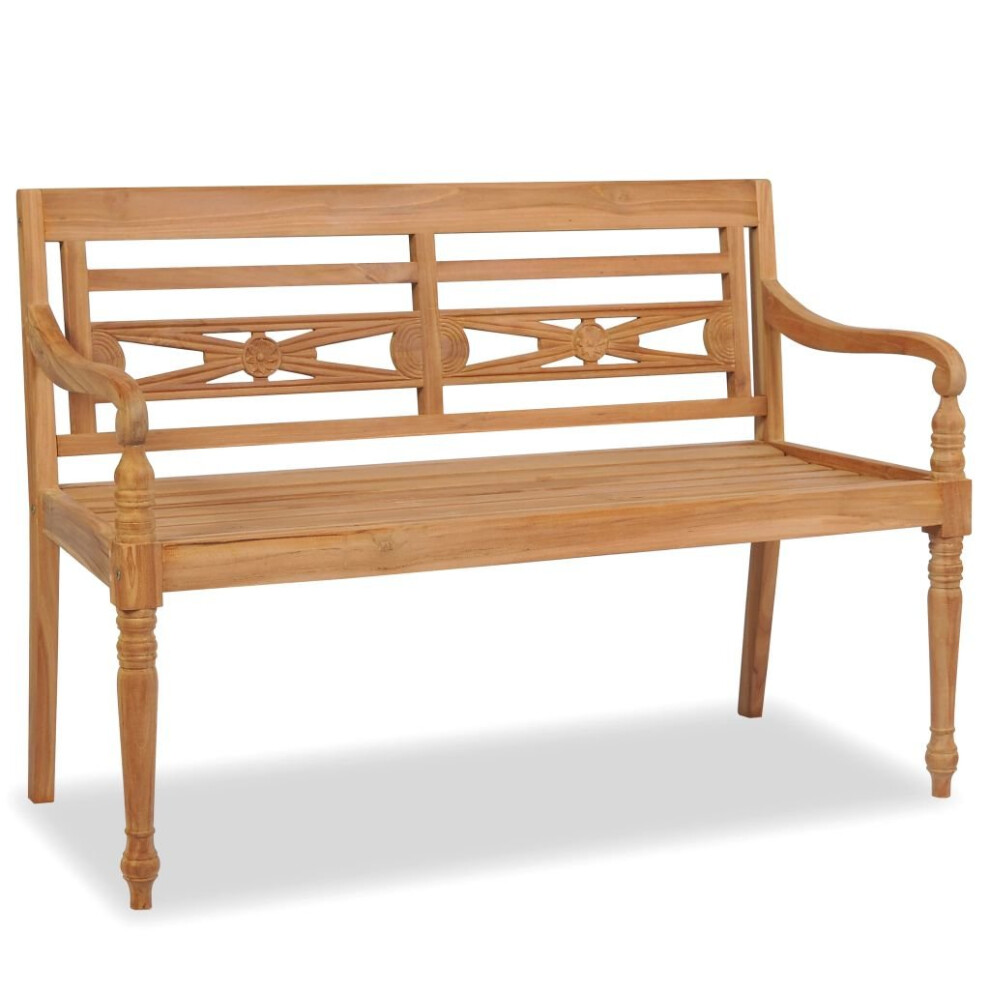 VidaXL Batavia Bench 120 cm Teak