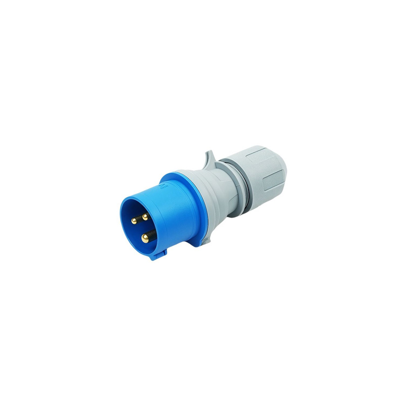 Wessex IP44 Industrial Plug 16A (240V) in Blue