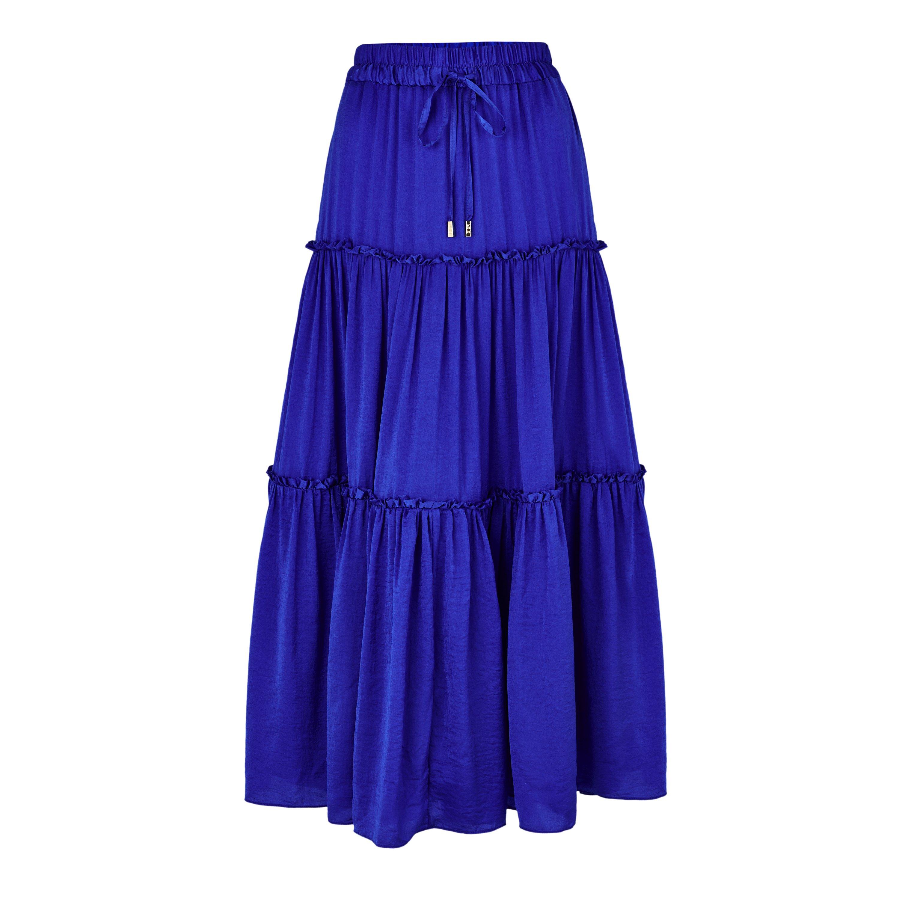 Biba Maxi Skirt - Blue