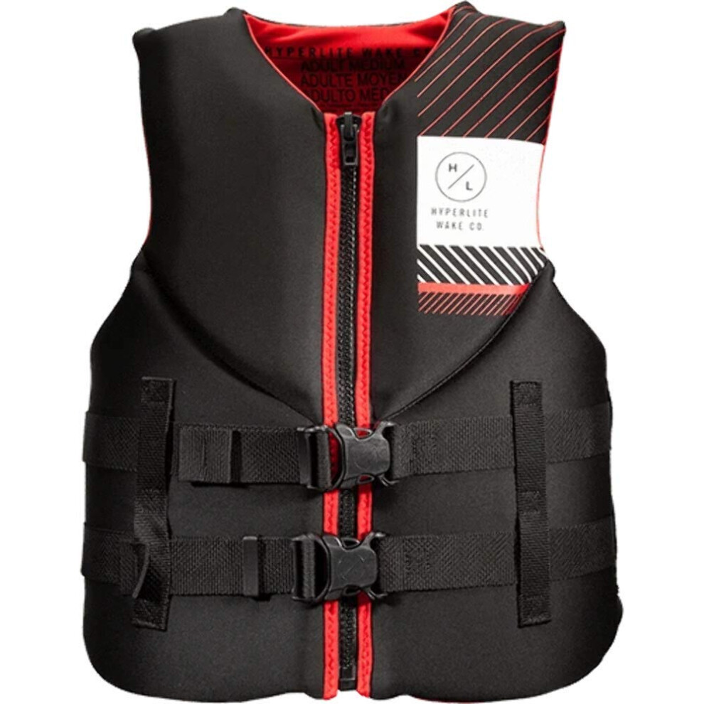 Hyperlite Men's Indy Neo Black/Red Impact CGA Vest - 2021