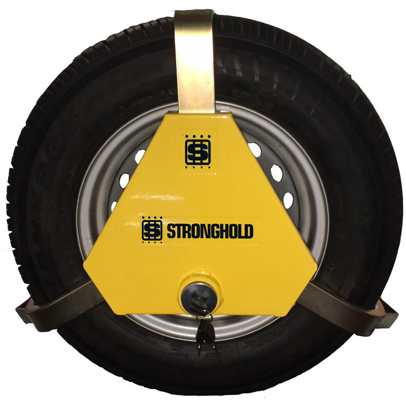 Stronghold Apex Triangular Wheel Clamp (12” - 13”), Yellow
