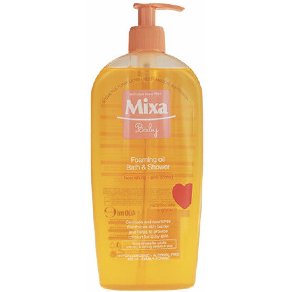 Mixa Baby Foaming Oil For Bath And Shower 400 Ml