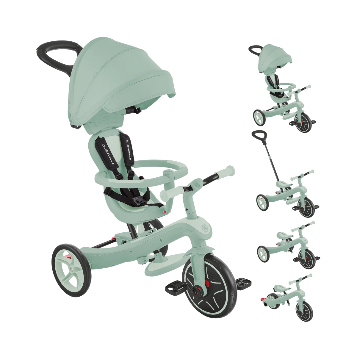 Plum Play Globber Explorer Trike Eco 4 in 1 - Pistachio