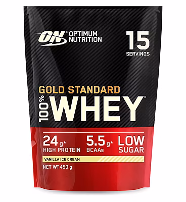 Optimum Nutrition Gold Standard 100% Whey | 450 grams (15 Shakes)