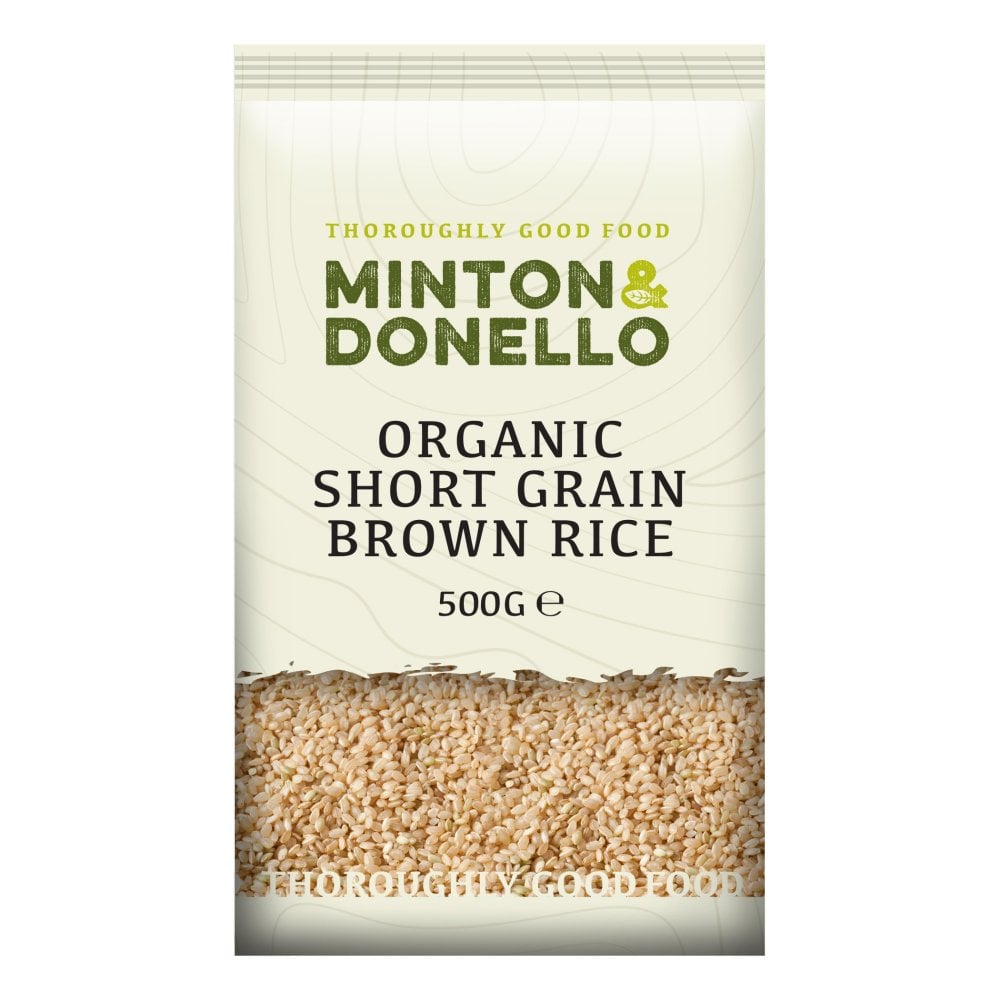 Minton & Donello Organic Short Grain Brown Rice - 500g