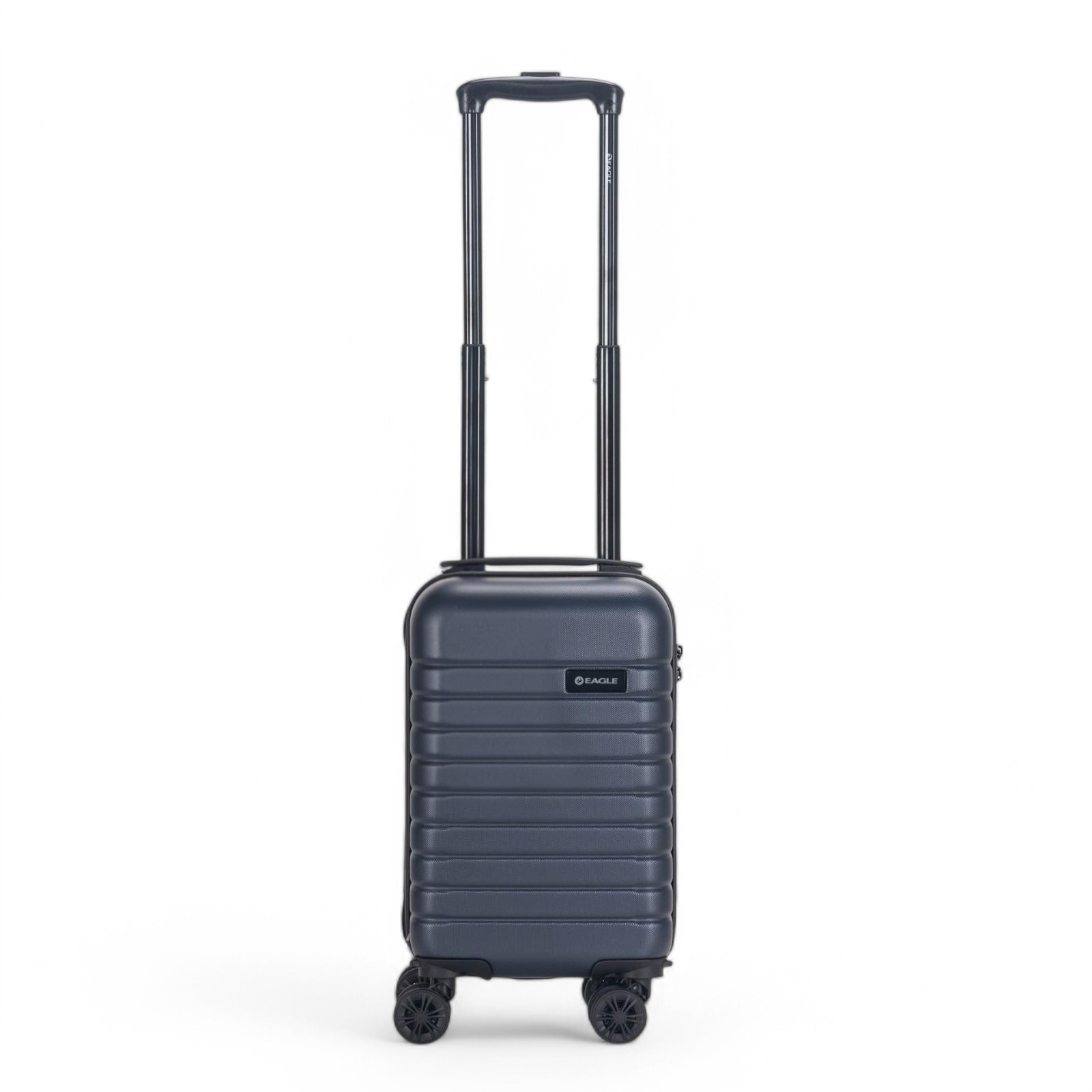 Infinity Leather Eagle Navy Abs Hardshell Underseat Cabin Suitcase 45 X 25 X 20 Cm Luggage Suitable For Rynair