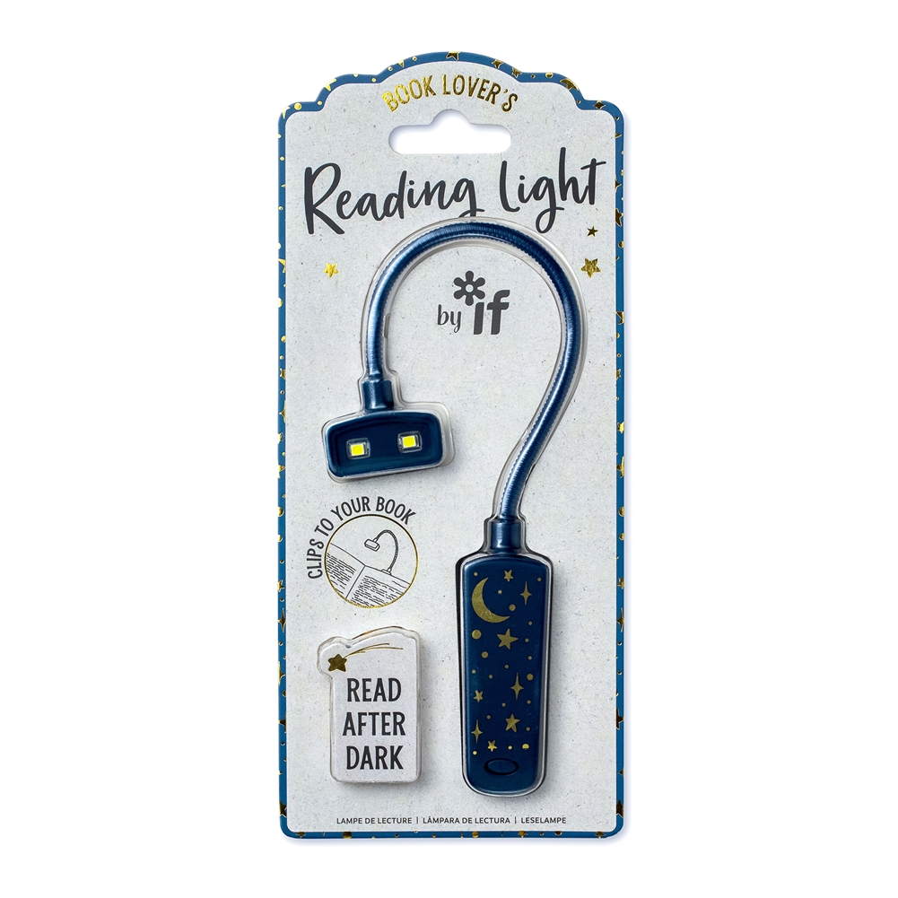 IF - THE PUBLISHER Book Lover's Reading Light - Moon & Stars