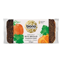 Biona Organic Rye Bread Pumpkin Seed 500g