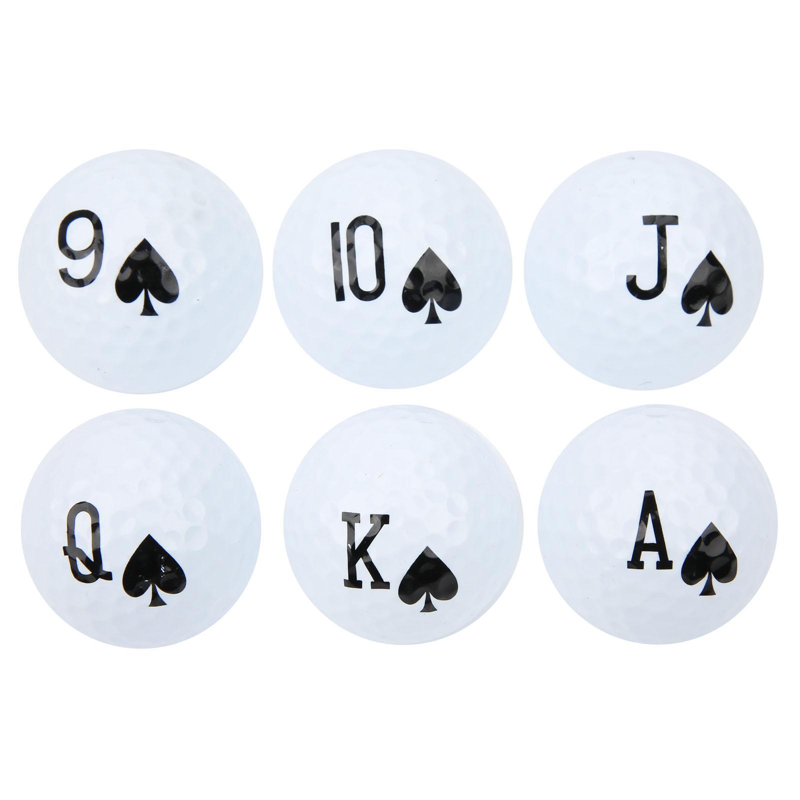 Vestidos 6Pcs Long Distance Golf Balls Double Layer Swinging Practice Balls for Golf Game