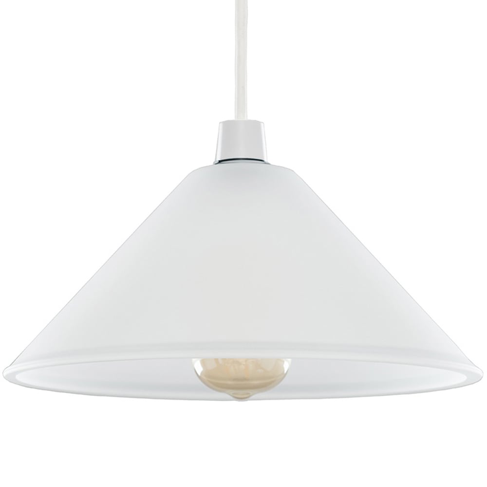 Value Lights Tapered Glass Dome Pendant Shade in a Frosted Effect