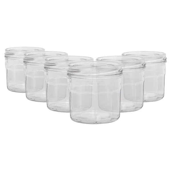 Argon Tableware 130ml Glass Jam Jars - Pack of 6