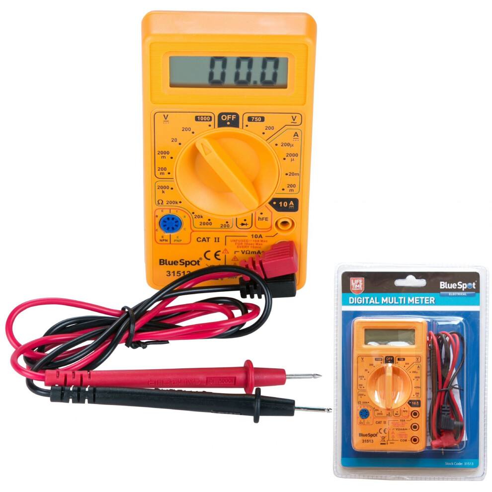 Blue Spot Tools Blue Spot 31513 Digital Multi-meter, Brand New