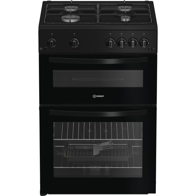 Indesit Itg6gb 60cm Gas Cooker - Black - A+ Rated