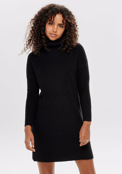 Only Long Knitted Dress Women Black