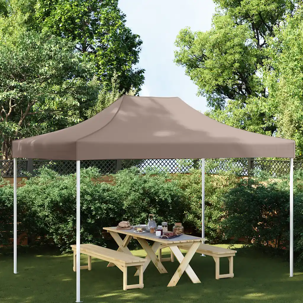 VidaXL Party Tent Roof 4.5X3 M Taupe 270 G/M²