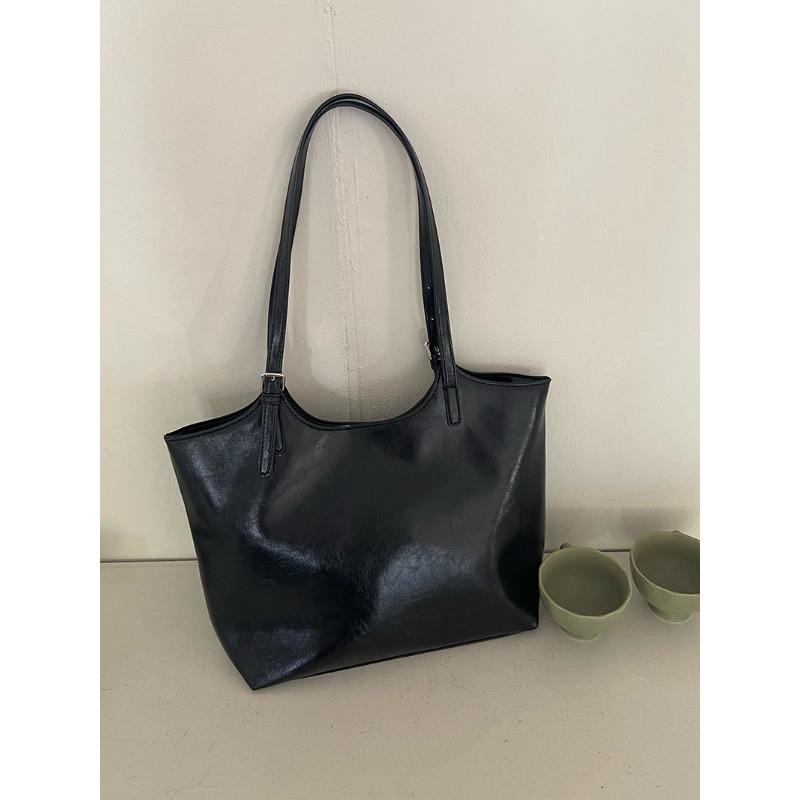 JMG Bags Casual Handbags, Large-capacity Tote Bags, Fashionable and High-end Single-shoulder Bags, Cross-shoulder Bags, Korean-style Fashion black
