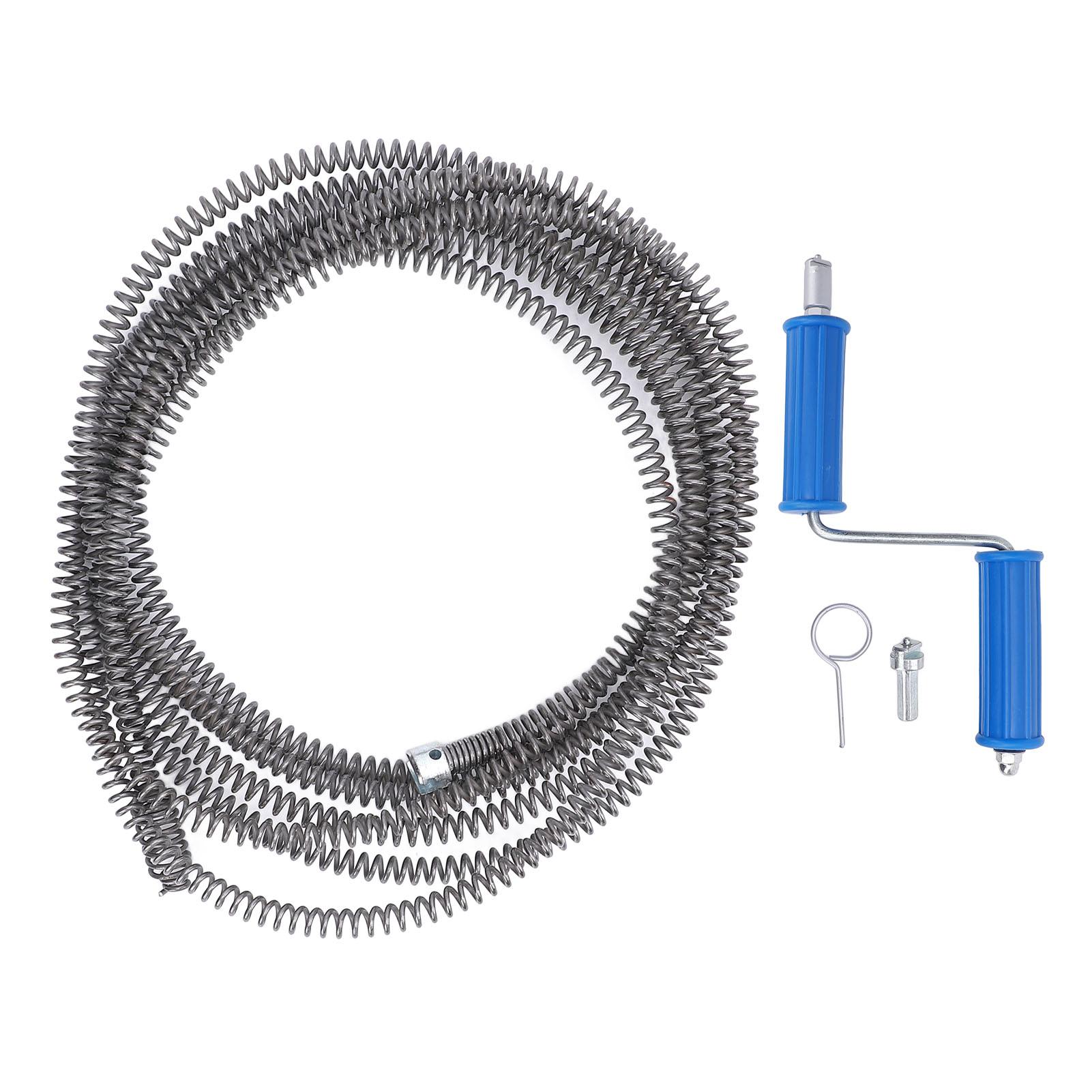 TOMTOP JMS Drain Cleaner Augers Spring Cable 16mm Toilet Plumber Plumbing Snake Pipe Pipeline Sewer Cleaner 3meter / 9.8ft