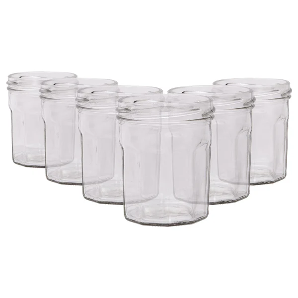 Argon Tableware 150ml Glass Jam Jars - Pack of 6