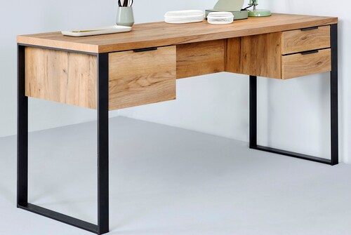 Jahnke Loop Desk brown