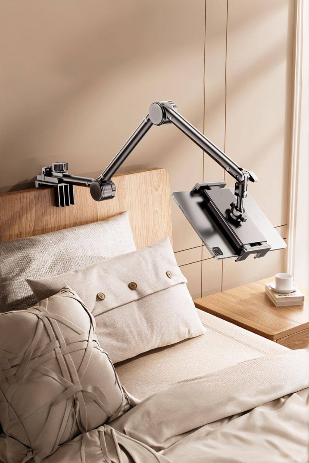 Living And Home Phone Tablet Holder with 360° Adjustable Foldable Arm