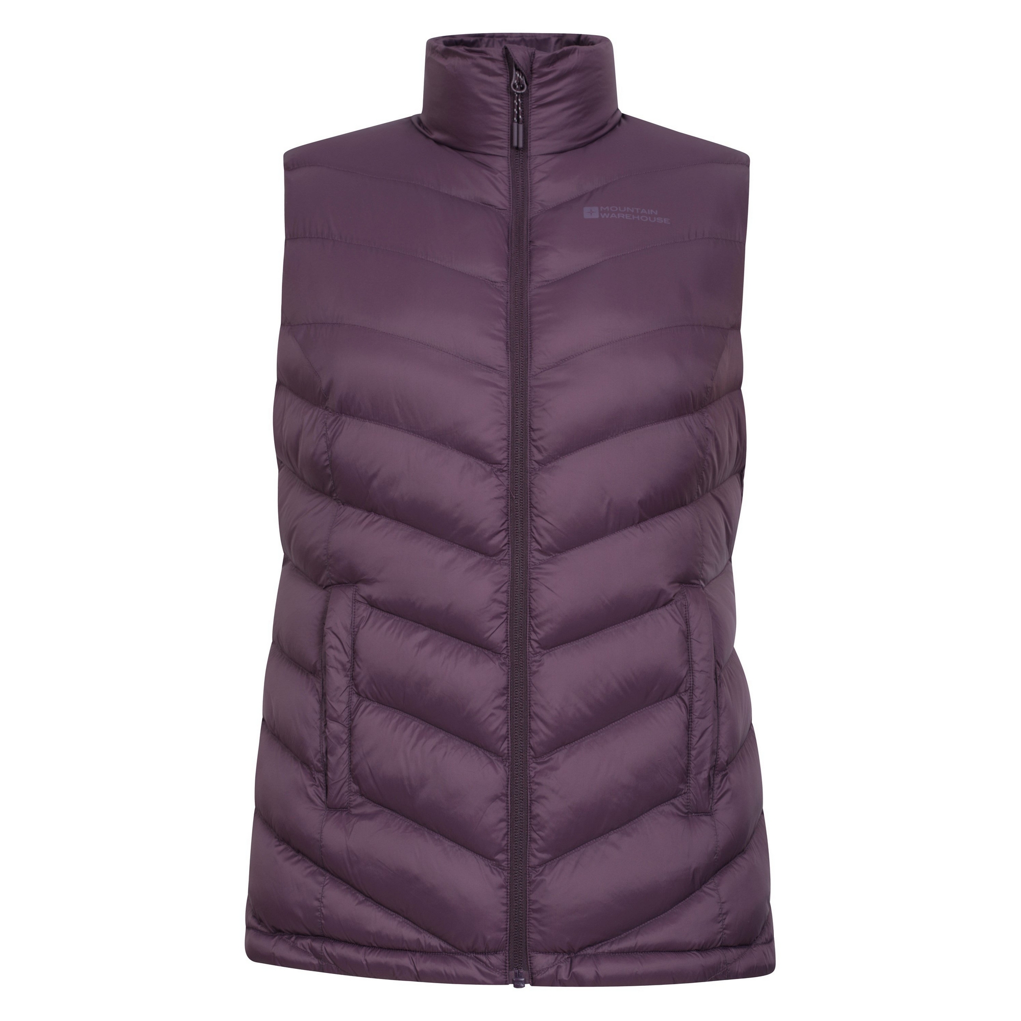 Mountain Warehouse Womens/Ladies Seasons Faux Fur Lined Gilet (Purple) - Size 10 UK