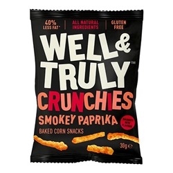 Well & Truly Smokey Paprika Crunchy Snacks 130 g
