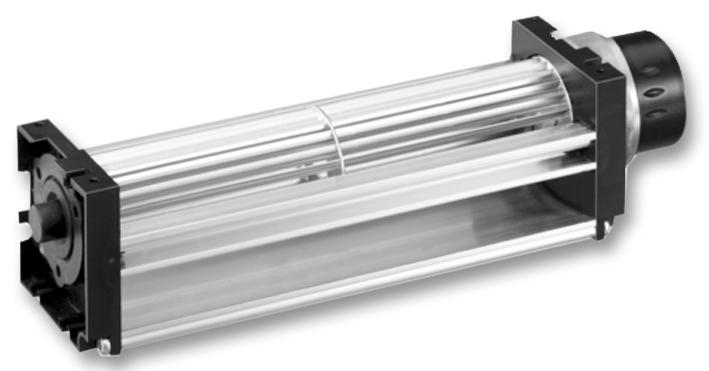 EBM-PAPST QG 030 Series Tangential Centrifugal Fan, 12 V dc, 75m³/h, DC Operation, 47.5 x 201 x 50mm