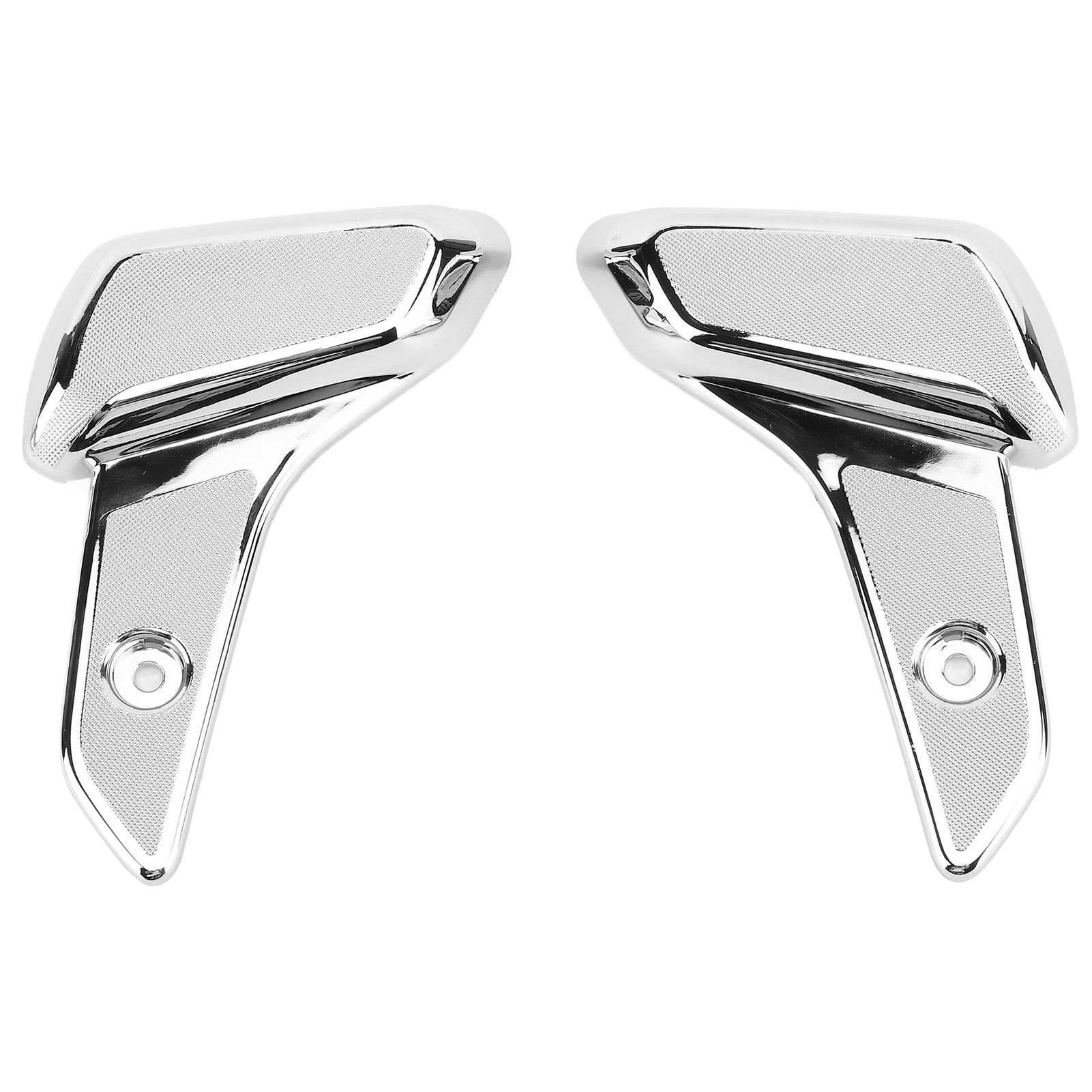 ZEBLAZE 1 Pair Motorcycle Rear Foot Rest Electroplated Plastic Passenger Foot Step Pedals Replacement for