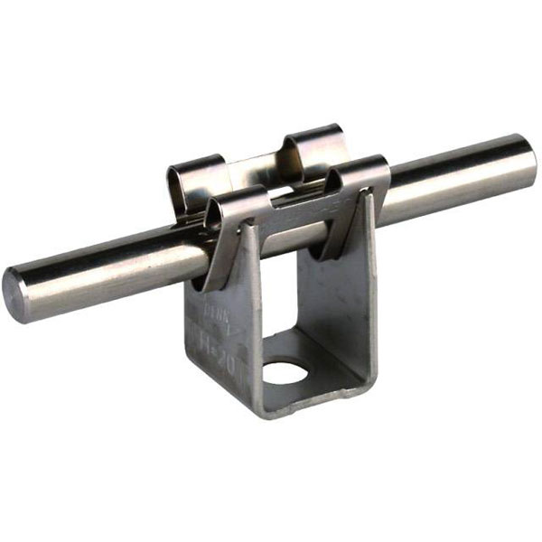 DEHN 207009 Surge Protection Cable Holder 20mm Stainless Screwless