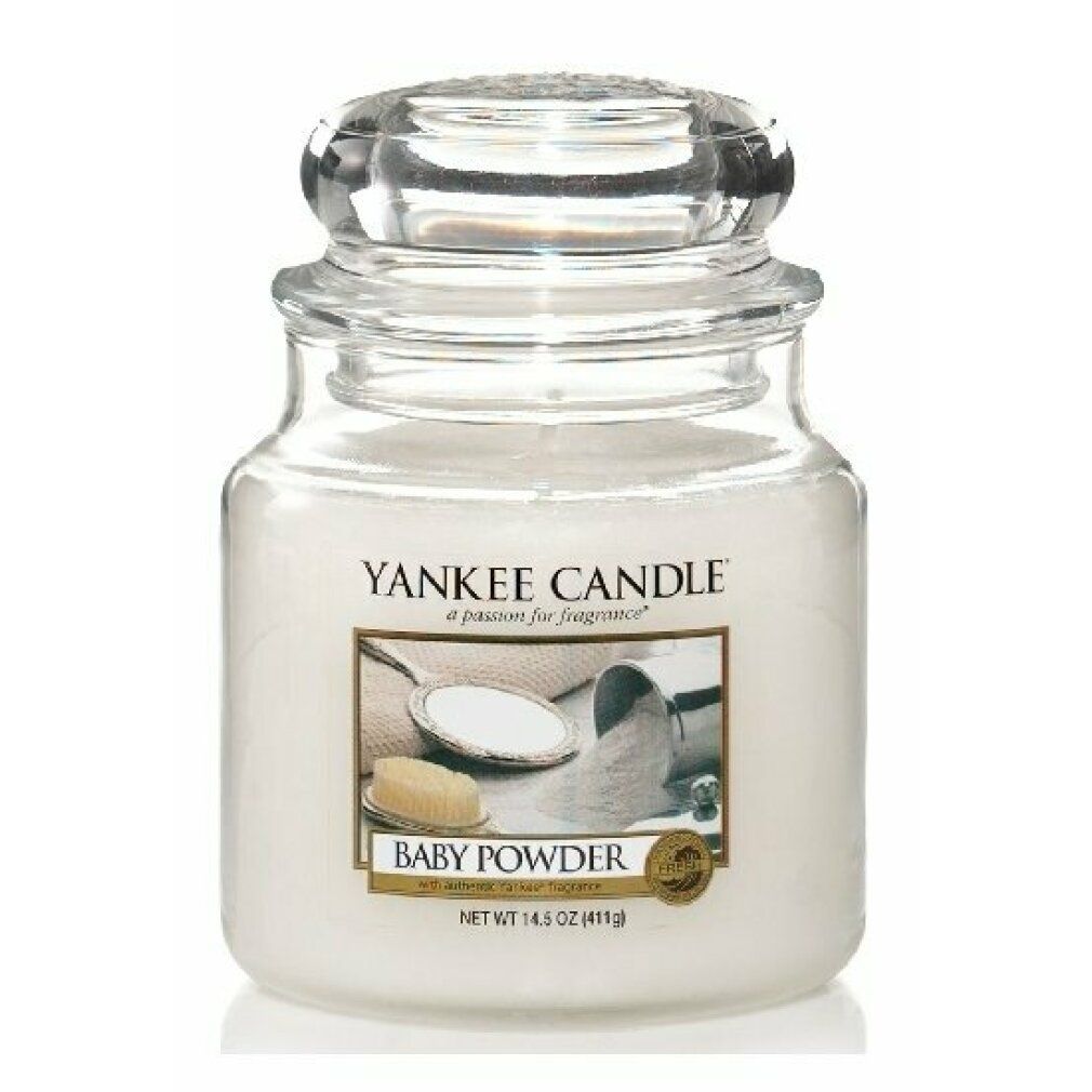 Yankee Candle Original Jar Candles Medium Baby Powder 411g