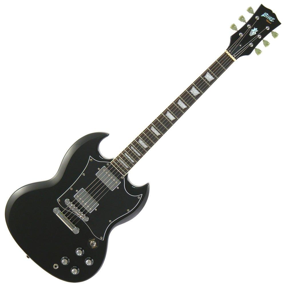 PITAKITE Blitz Blitz Electric Guitar Sg Type Black Soft Case Included Bk Bsg-std