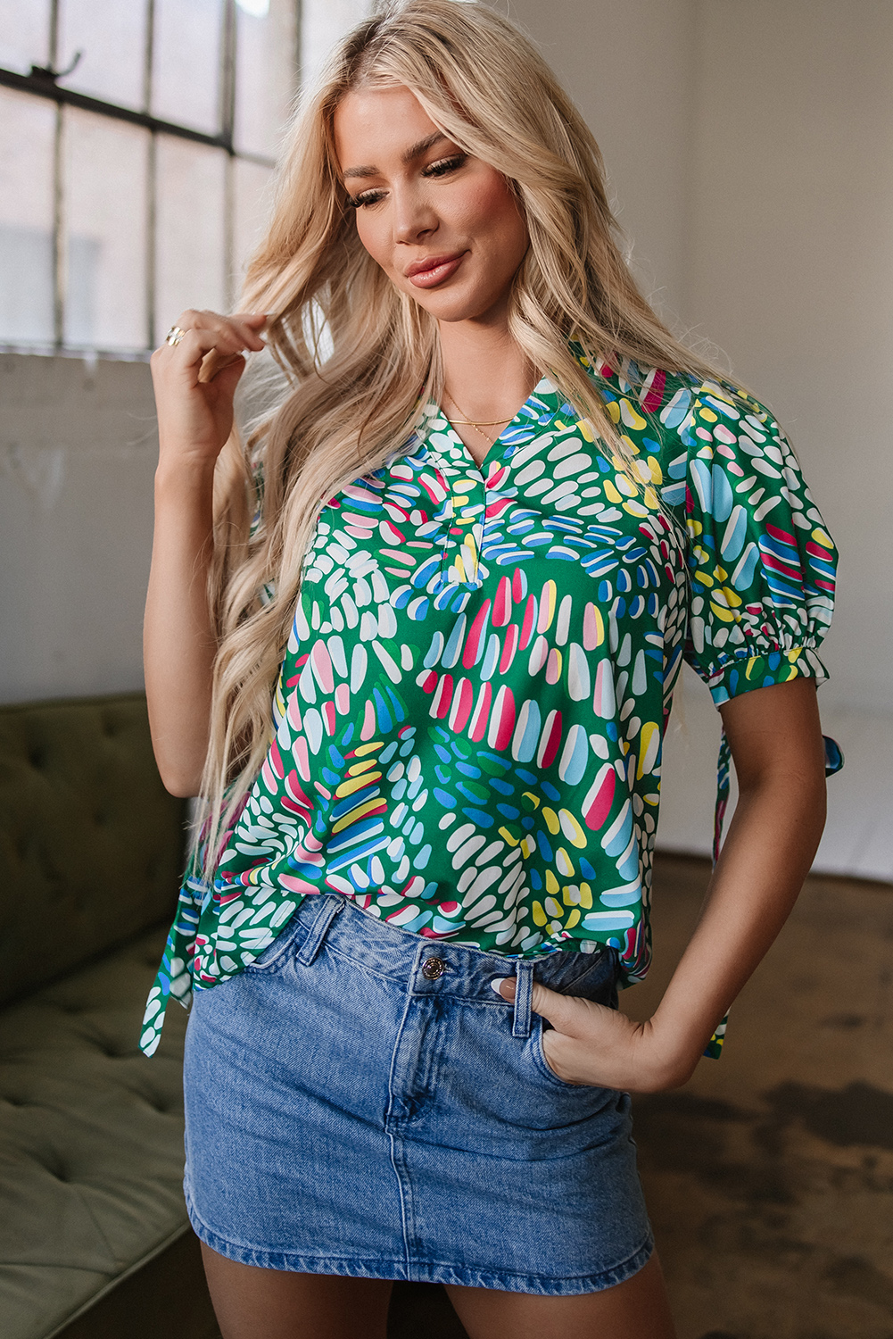 Everyday The Label Women's - Green Blouses | Size: Small