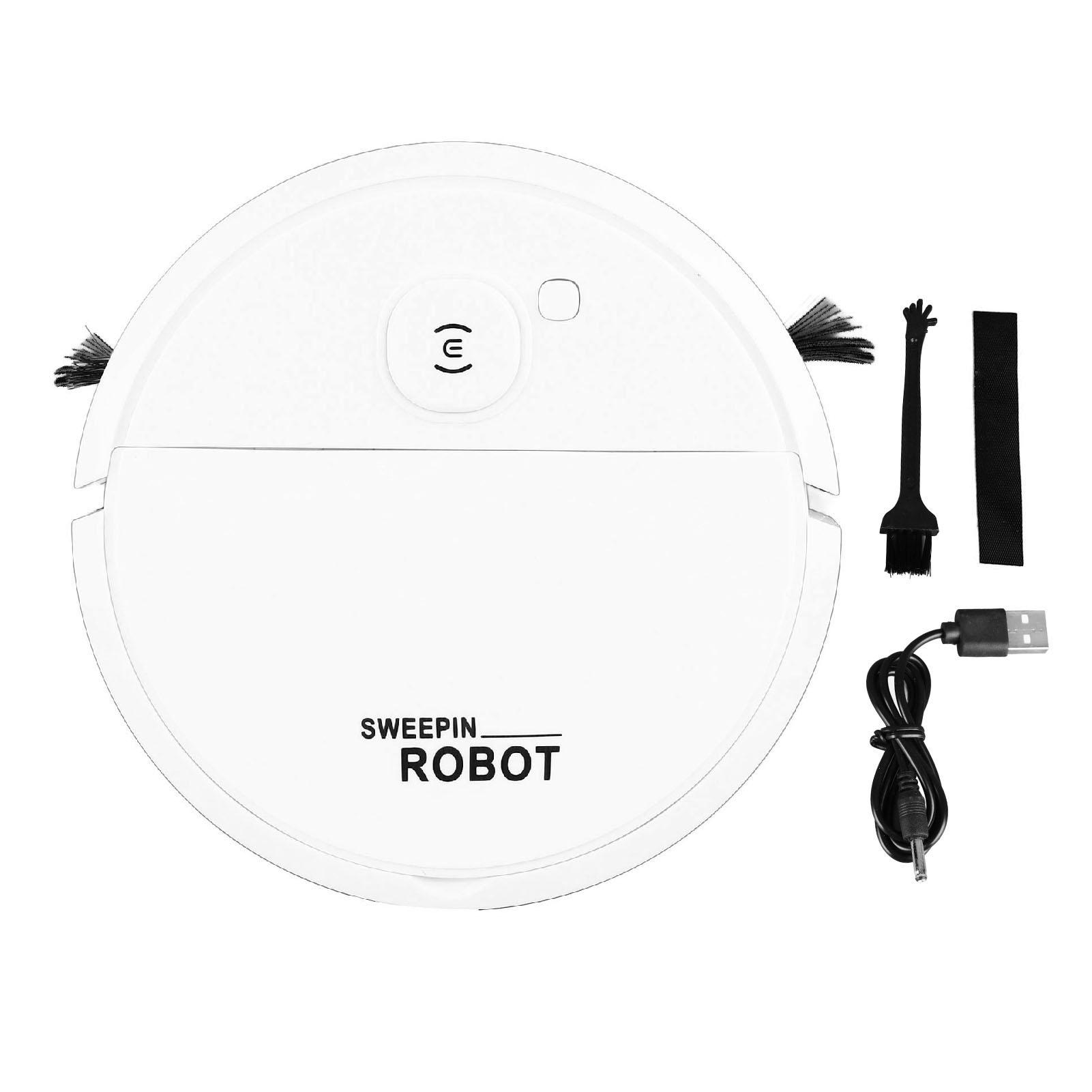 OutsideWorld Robot Vacuum Cleaner Smart Powerful Suction Automatic Sweeping Robotic Vacuum with Brush for Home