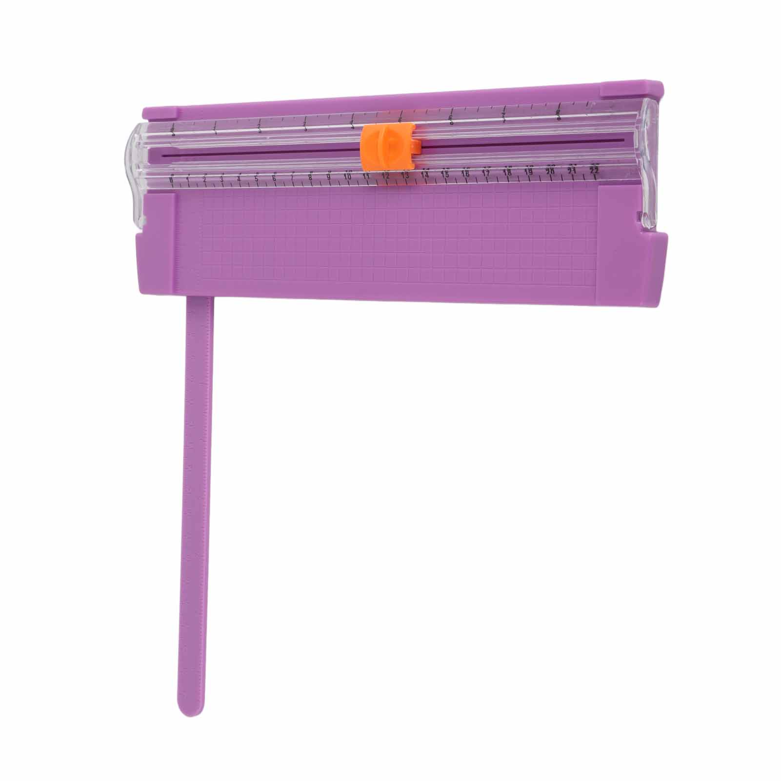 GoolRC Small Paper Cutter Lightweight Mini Portable Foldable Paper Cutting Board A4 Paper Trimmer for purple